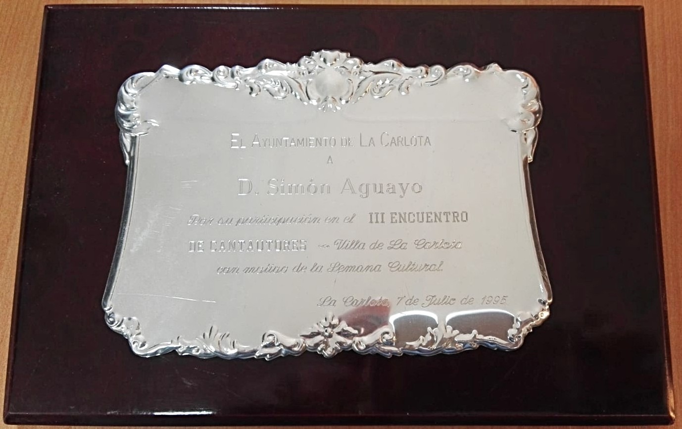 Placa-recuerdo del 3º Encuentro